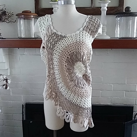 Coco + Carmen Tops - Coco +Carmen Indio Assymetrical Knit Tank